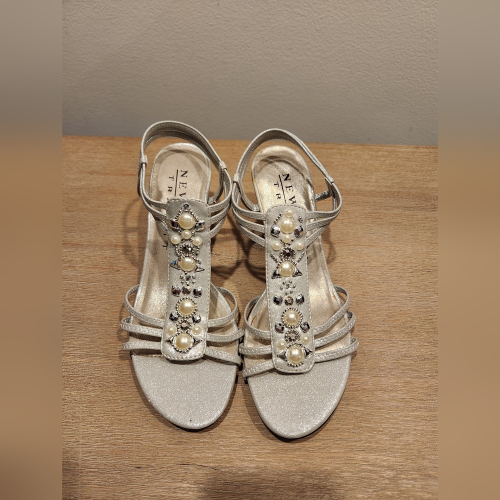 Gorgeous Embellished NY Transit Heels.